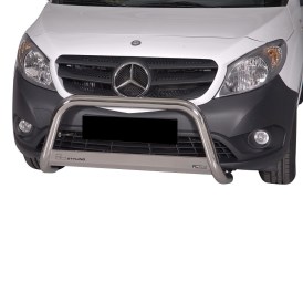 Frontbügel 63mm Edelstahl schwarz für Mercedes Benz Citan Baujahr 2012 bis 2021