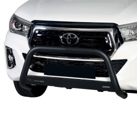 Frontschutzbügel 63mm Edelstahl schwarz für Toyota Hilux Baujahr 2019 bis 2020