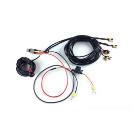 Lazer Lamps Kabelsatz ST-/Linear-/Triple-R Serie für 4 Scheinwerfer, mit Schalter