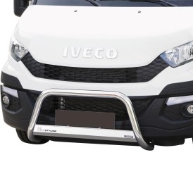 Frontschutzbügel 63mm Edelstahl schwarz für Iveco Daily Baujahr 2014 bis 2018