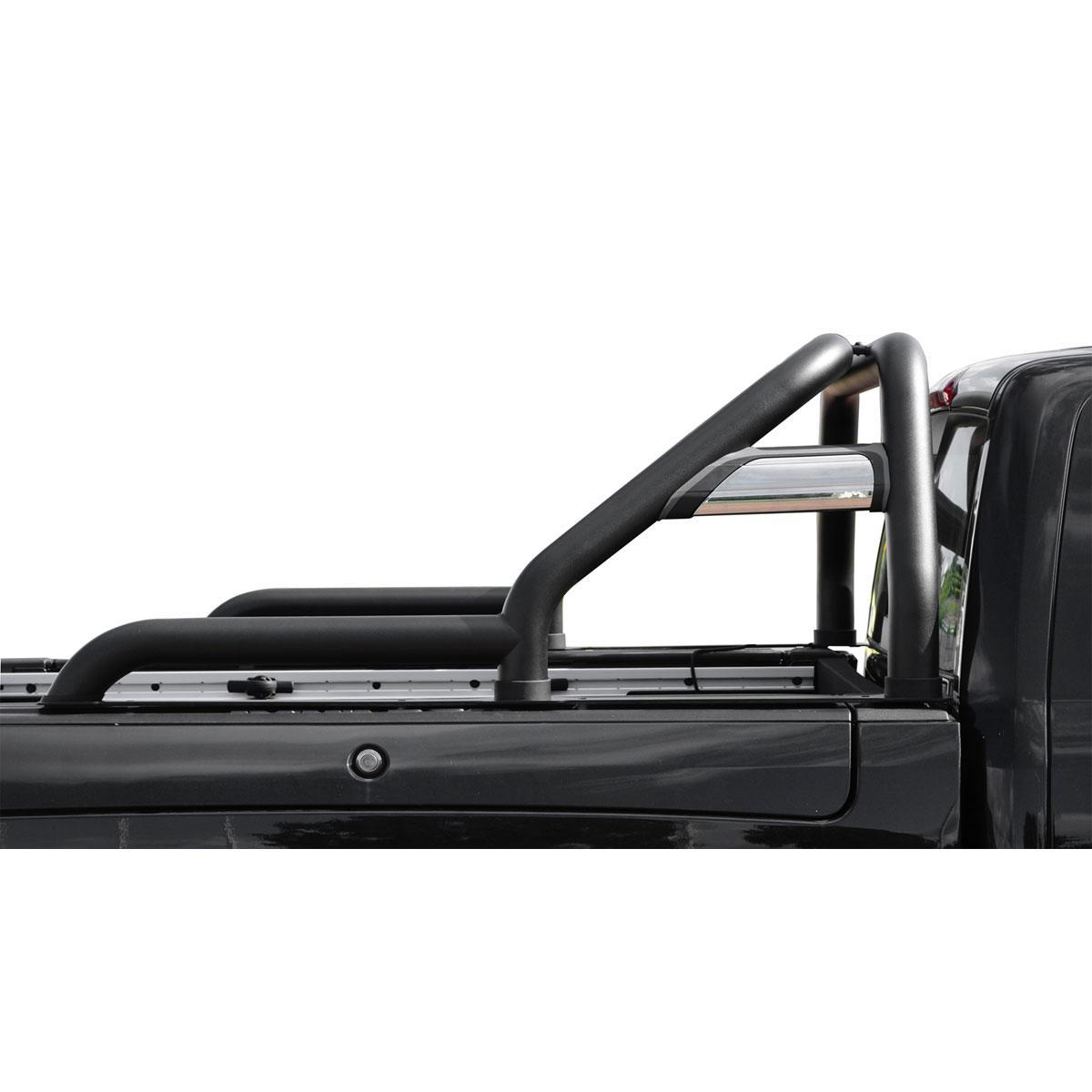 Stahl Rollbar 76mm mit Strebe schwarz beschichtet für Dodge RAM 1500 2009  bis 2017