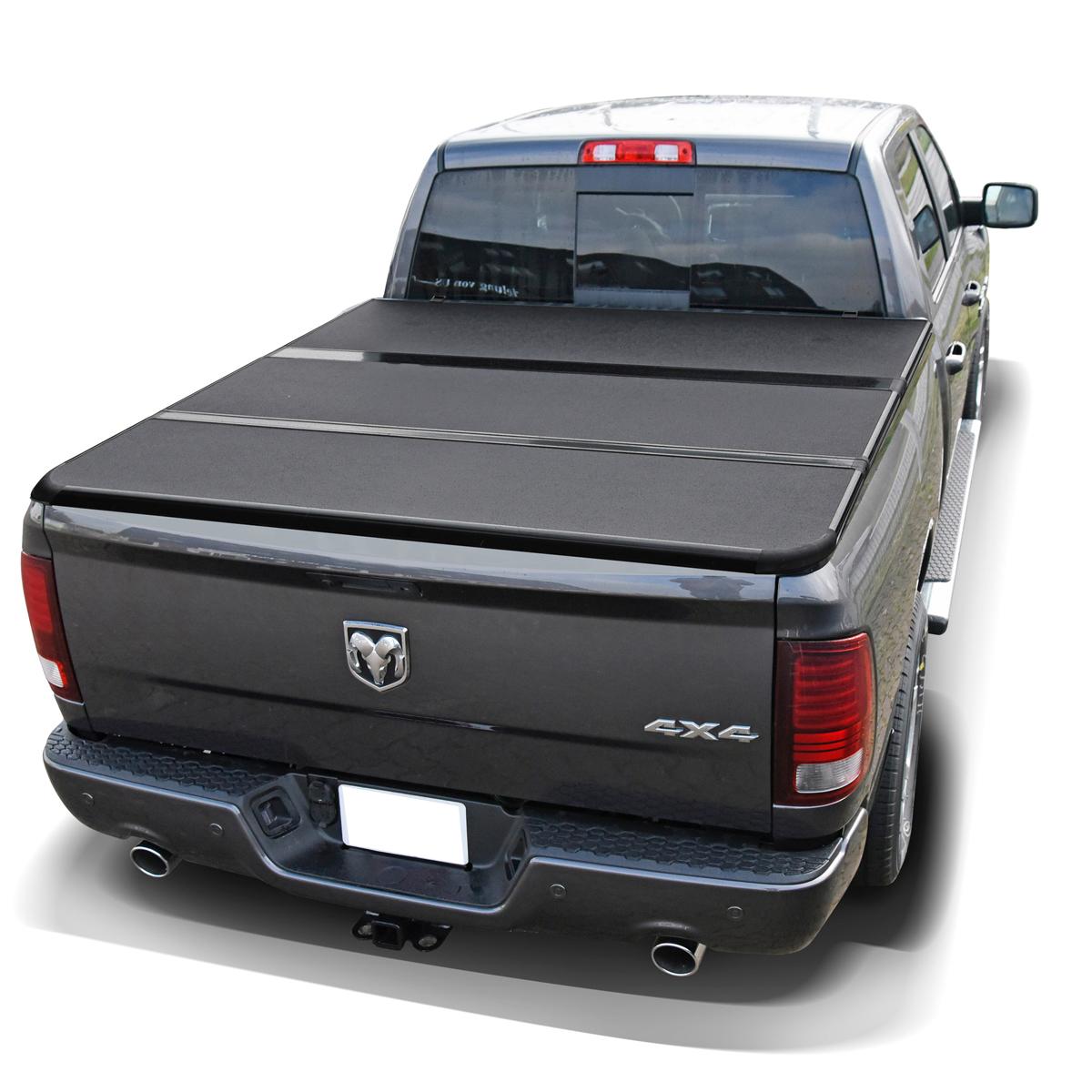Som orm princip Klappbare Aluminium Abdeckung TriFold Dodge Ram 1500 Long Bed 2009 bis 2017