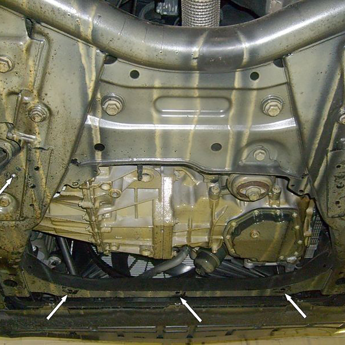 Unterbodenfahrschutz für Motor und Getriebe des Mercedes-Benz V Klasse,  Vito, Marco Polo, Horizon, Activity W447