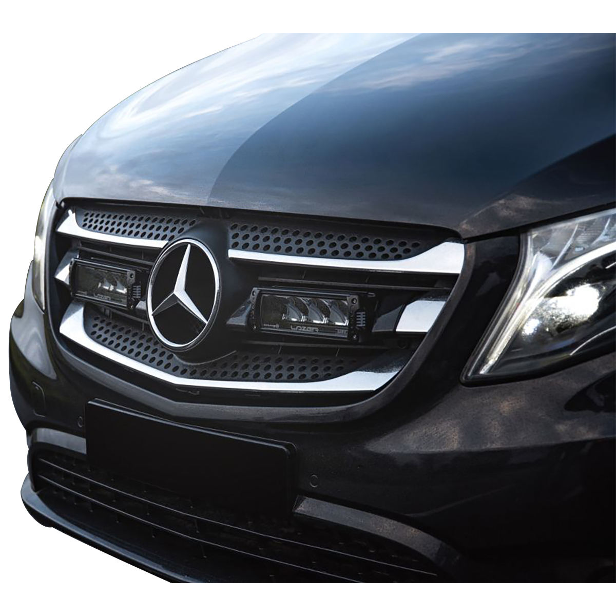LED Fernscheinwerfer für Mercedes Benz Zusatzscheinwerfer Scheinwerfer  Leuchten