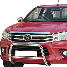 Toyota Hilux Frontschutzbügel 60/42mm mit Querrohr poliert Baujahr 2019 bis 2020