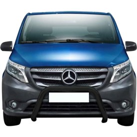 Frontschutzbügel schwarz 70mm Edelstahl für Mercedes Benz Vito 2014 bis 2019