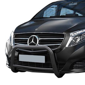 Personenschutzbügel 60x42 Edelstahl schwarz Mercedes Benz V-Klasse ab 2014 W447