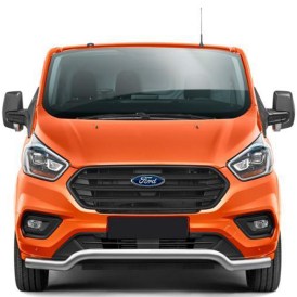 Ford Transit Custom Spoilerschutzrohr  poliert 70mm ab Baujahr 2018