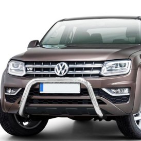Frontbügel poliert 70mm Edelstahl für Volkswagen Amarok V6 2016 bis 2022