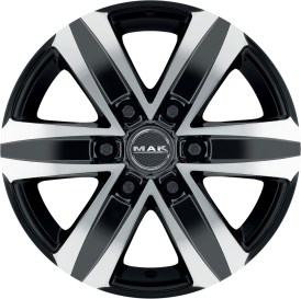 MAK Stone 6 black mirror 8x18 ET35 Toyota Hilux ab 2021