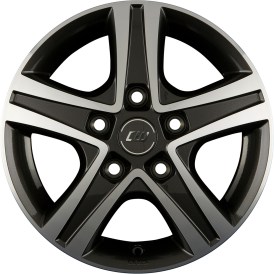Borbet CWD mistral anthracite glossy polished 6x15 ET68 für Fiat Ducato ab 2019