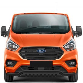 Ford Transit Custom Spoilerschutzrohr mit U-Schutzblech 70mm schwarz ab 2018