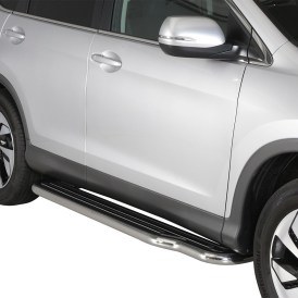 Trittbretter Edelstahl poliert 50mm mit Trittfläche für Honda CRV ab 2016