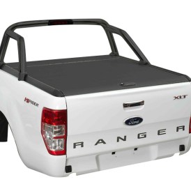 Ford Ranger Laderaumabdeckung (Alu-Rollo) Mountain Top Roll - BLACK EDITION  Extrakabine – XL XLT - Ullstein Concepts GmbH