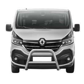 Renault Trafic Frontbügel 70/60mm Edelstahl poliert für Renault Trafic ab Baujahr 2019