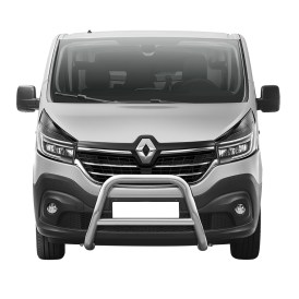 Frontbügel mit Querrohr 70mm poliert Renault Trafic ab 2019