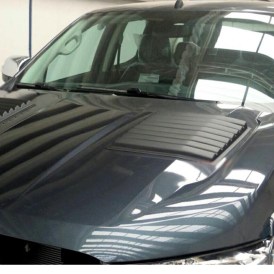 Haubenhutzen, Air Intakes V3 schwarz matt für den Ford Ranger 2019 bis 2022