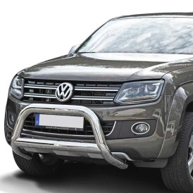 Frontbügel poliert 89mm Edelstahl für Volkswagen Amarok 2010 bis 2016