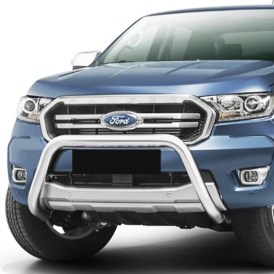 Ford Ranger Frontbügel poliert 70mm Edelstahl für Ford Ranger 2019 bis 2022