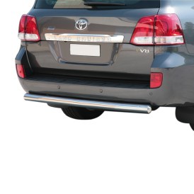 Edelstahl schwarz Heckschutzrohr für Toyota Land Cruiser V8 2008 bis 2015