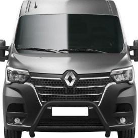 Frontschutzbügel schwarz 60mm Edelstahl für Renault Master ab 2019