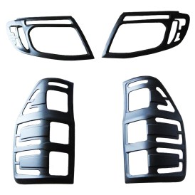 Stylingset V2 aus Scheinwerfermasken und Rückleuchtenblenden für den Ford Ranger T6 2012 bis 2015