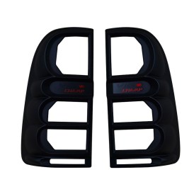 Rückleuchtenmasken V2 schwarz für den Toyota Hilux 2012 bis 2015
