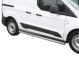 Schwellerrohre Edelstahl poliert rund 63mm für Ford Transit Connect 2014 bis 2018