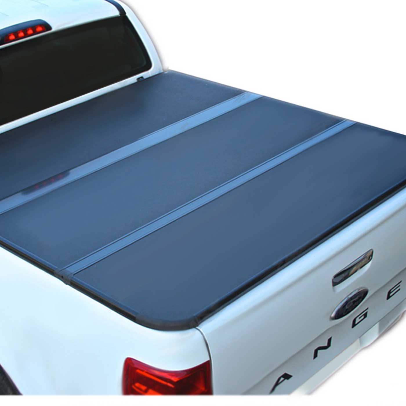Klappbare Aluminium Abdeckung TriFold Ford Ranger Double Cab 2015 bis 2018